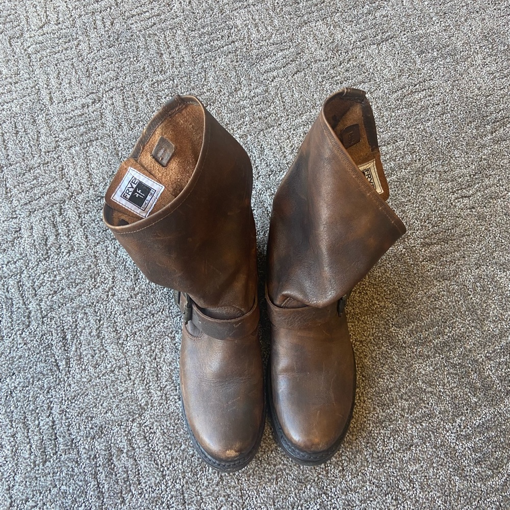 Frye slouchy ankle boot